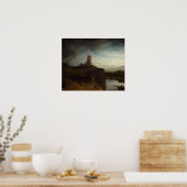 Poster Rembrandt - Moulin (Cuisine)