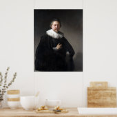 Poster Rembrandt Portrait d'un homme (Cuisine)