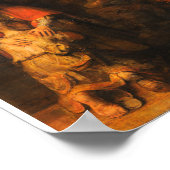 Poster Rembrandt - Retour Du Fils Prodigue (Coin)
