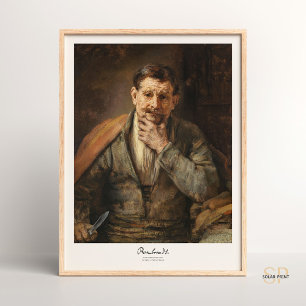 Poster Rembrandt Saint Bartholomew Peinture Art