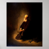 Poster Rembrandt - Saint Pierre En Prison, Apôtre Pierre (Devant)