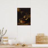 Poster Rembrandt - Sainte Famille (Cuisine)