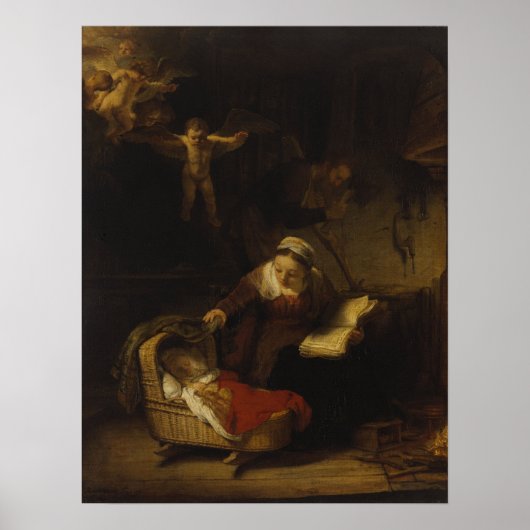 Poster Rembrandt - Sainte Famille (Devant)