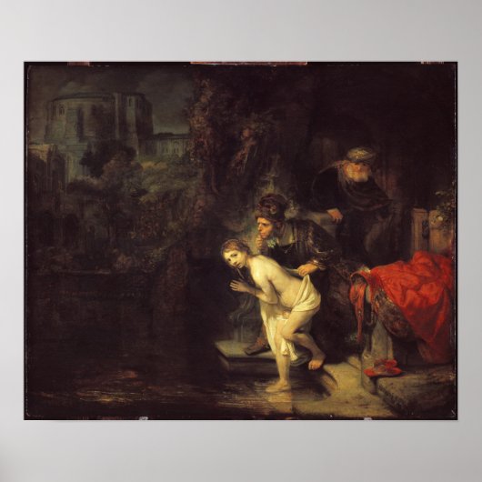 Poster Rembrandt Susanna et les Anciens (Devant)