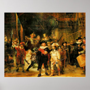 Poster Rembrandt - The Night Watch 3