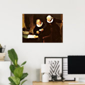 Poster Rembrandt : The Shipbuilder and his Wife, 1633 (Bureau à domicile)