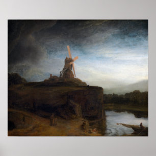 Poster Rembrandt van Rijn Le Mill