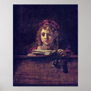 Poster Rembrandt van Rijn - Portrait de Titus