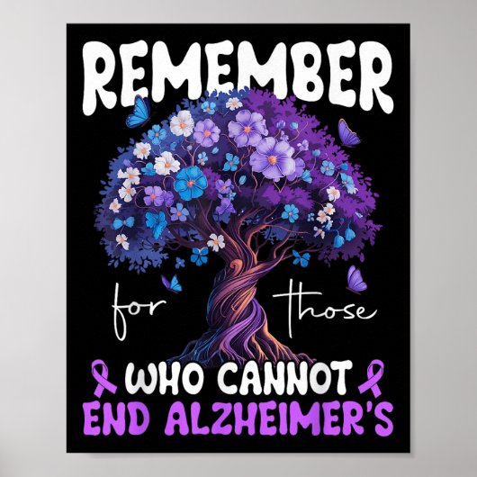 Poster Remember For Those Who Cannot Dementia Heimer's Aw (Devant)