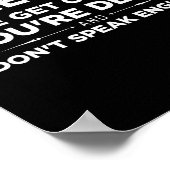 Poster Remember If We Get Caught I'm Deaf &amp; You Don't (Coin)