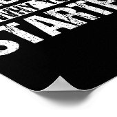 Poster Remember Why You Started - Distressed - Motivation (Coin)