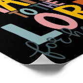 Poster Remercie Le Seigneur, Il Est Bon Jésus Tombe Que (Coin)