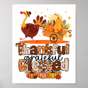 Poster Remerciements Grateful Béni Turquie Christian Than