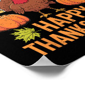 Poster Remerciements Grateful Blessé Turquie Femmes heure (Coin)