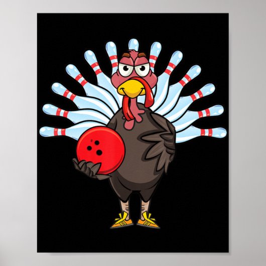 Poster Remerciements Turquie Bowling Pin Matching Team Ca (Devant)