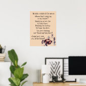 POSTER REMERCIER MICE STEAL POEM (Bureau à domicile)