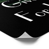 Poster Remerciez le verset de la Bible du Seigneur Psaume (Coin)