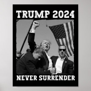 Poster Remettre Trump 2024 Shirt Save America Trump