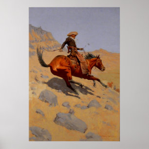 Poster Remington's The Cowboy 1902