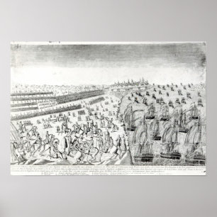Poster Remise à Yorktown, 1781