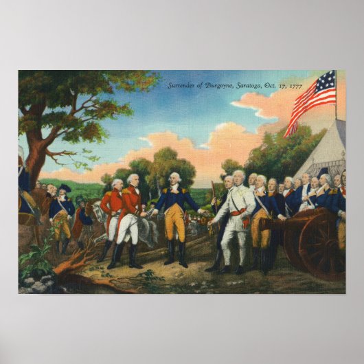 Poster Remise de Burgoyne (Devant)