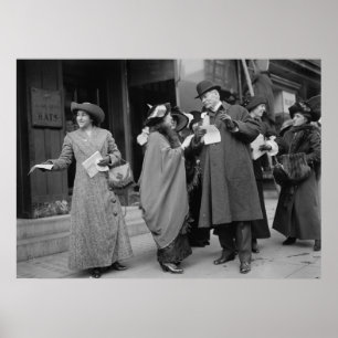 Poster Remise de suffrage pour femmes, 1913