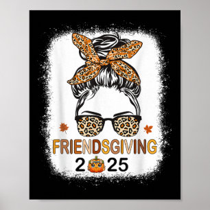 Poster Remise des amis 2025 Action de grâce Friendsgiving