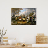 Poster Remise du général Burgoyne - 1822 (Cuisine)