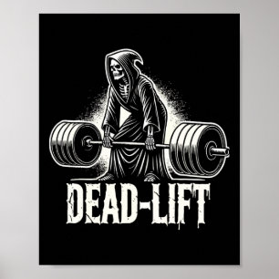 Poster Remise en état - Grande Faucheuse Halloween Gym Wo