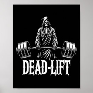 Poster Remise en état - Grande Faucheuse Halloween Gym Wo
