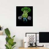 Poster Remise en forme Broccoli Gym Fitness Cadeau Bodybu (Bureau à domicile)