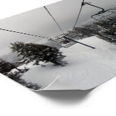 Poster Remontée du mont Bachelor (Coin)