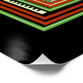 Poster Remorque Camper Vintage Lilac et Jaune (Coin)