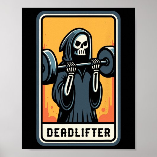 Poster Remorque-mort Grim Reaper Poids de levage Gym Hall (Devant)