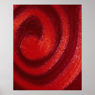 Poster Remous de vernis à ongles