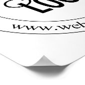 Poster Remplacement et personnalisation faciles du logo | (Coin)