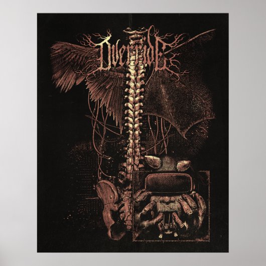 Poster Remplacer - Techno-Goth Streetwear Design (Devant)