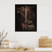 Poster Remplacer - Techno-Goth Streetwear Design (Cuisine)