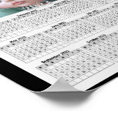 Poster Remplacez la photo par votre calendrier (Coin)