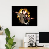 Poster Remus Lupin et Nymphadora Tonks-Lupin (Bureau à domicile)