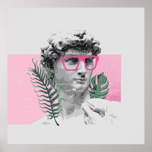 Poster renaissance david sculpture stylish-t-shirt et ap (Devant)