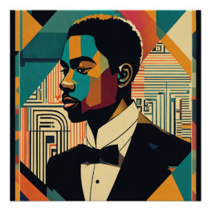 Poster Renaissance de Harlem Vintage