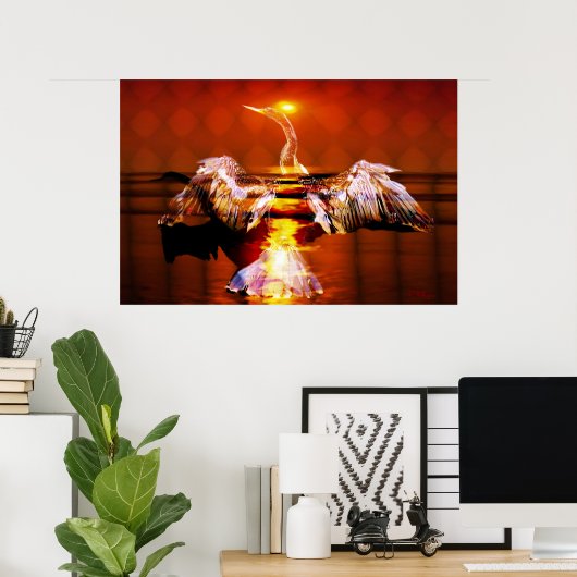 Poster renaissance du phoenix (Bureau à domicile)