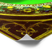 POSTER RENAISSANCE FLORENTINE ANGEL VERT FLORAL CROWN (Coin)