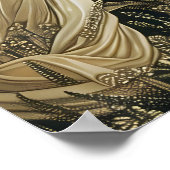 Poster Renaissance Three Graces Art Print Mythical Forest (Coin)