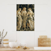 Poster Renaissance Three Graces Art Print Mythical Forest (Cuisine)