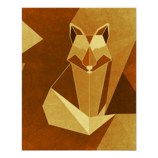 Poster renard (Devant)