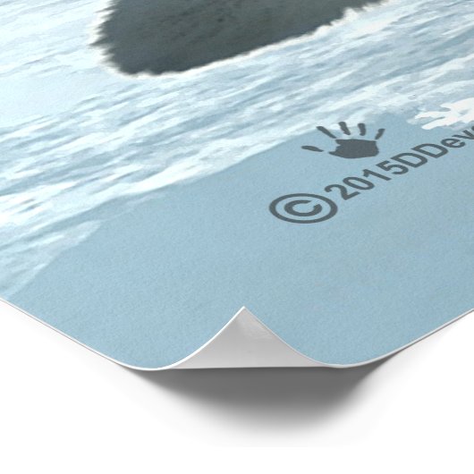 Poster Renard arctique (Coin)