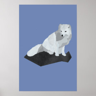 Poster Renard arctique