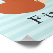 Poster Renard curieux (Coin)